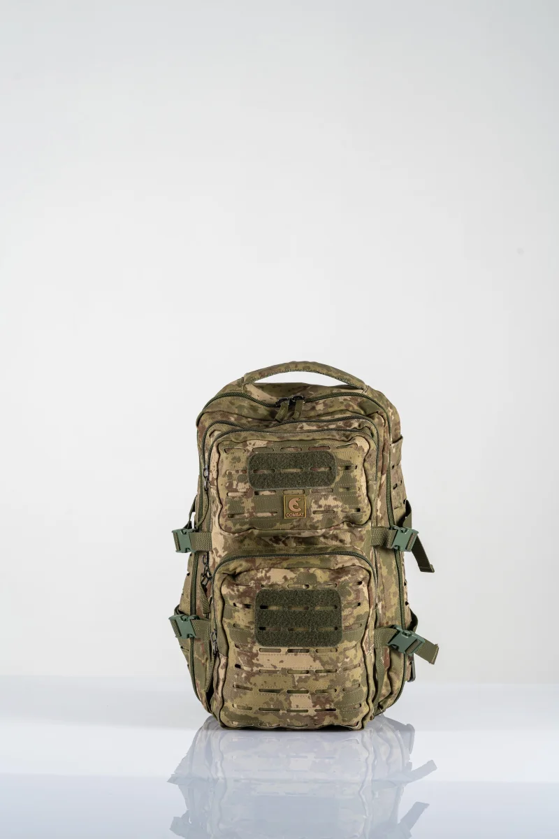 Combat Tactical Outdoor Taktik 45 Lt Askeri Sırt Çantası Su Geçirmez Yürüyüş Seyahat Dağcı Kamp Trek - Yeşil